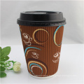 Logo Printed Paper Cups Single/Double/ Ripple Wall for